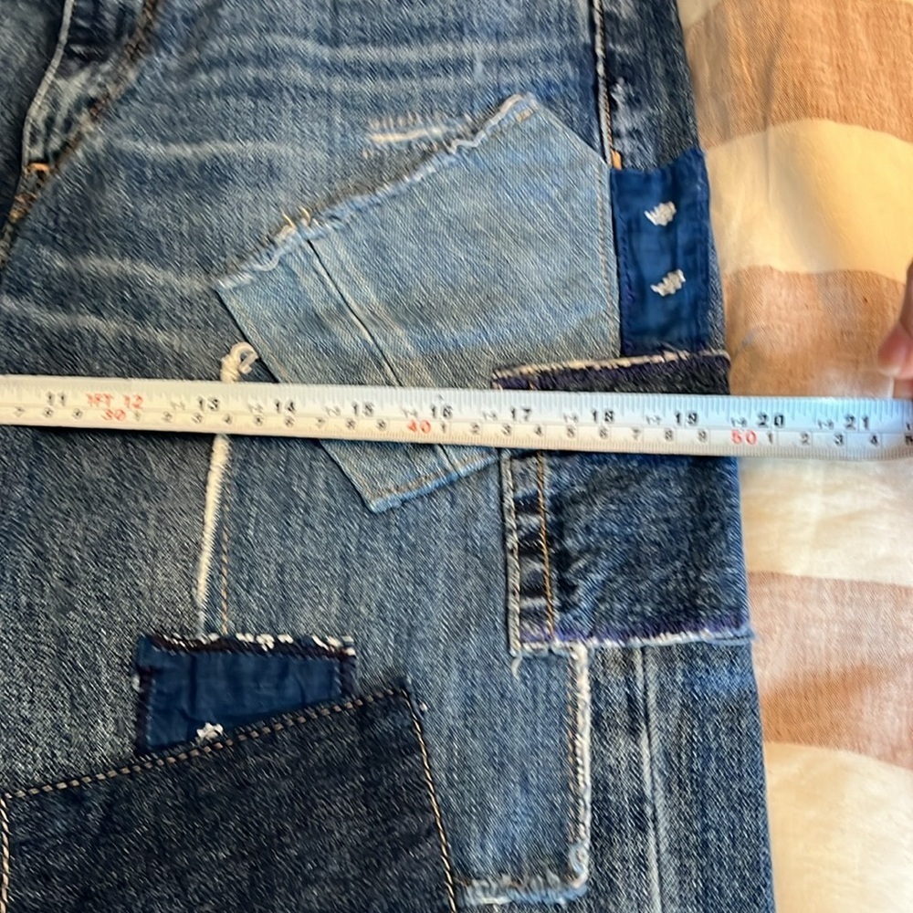 Ralph Lauren Polo
Avery Boyfriend Crop Distressed
Patchwork Jeans  size 27 - Picture 16 of 17